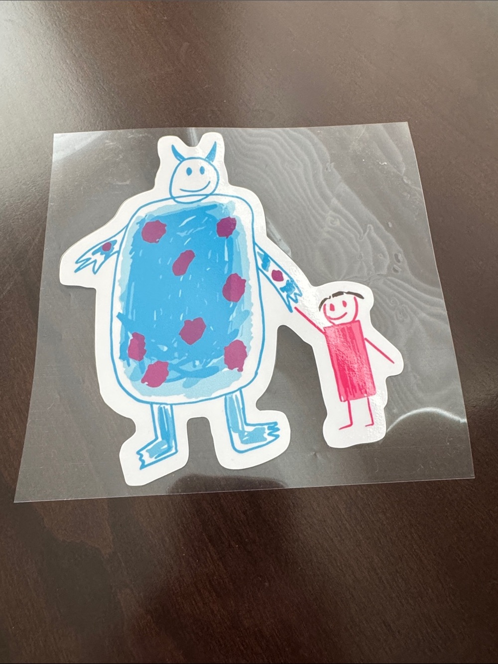 monsters inc vinyl sticker boo and kitty